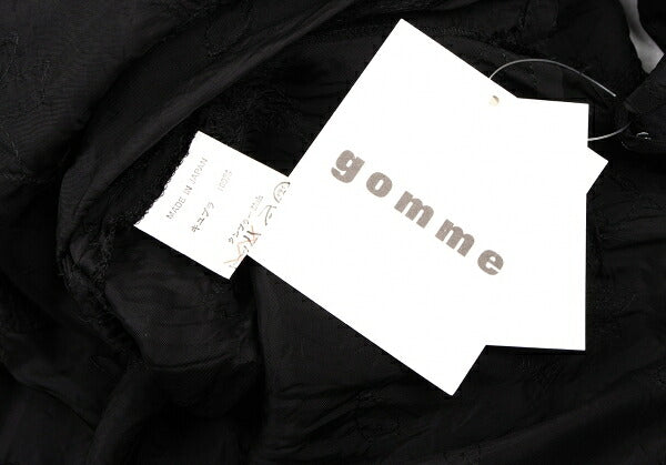 gomme Flower Stitch Embroidered Dress Black Size S