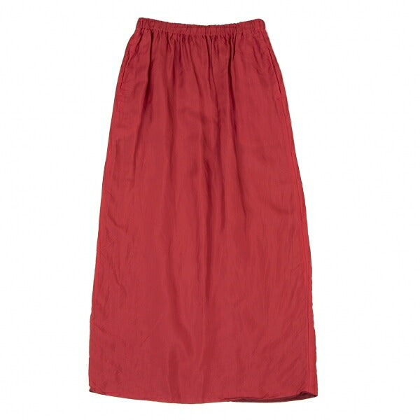 tricot COMME des GARCONS Red Cupro Layered Skirt Size M