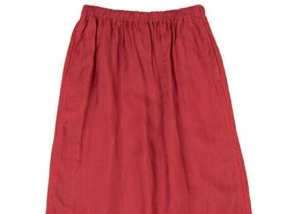 tricot COMME des GARCONS Red Cupro Layered Skirt Size M