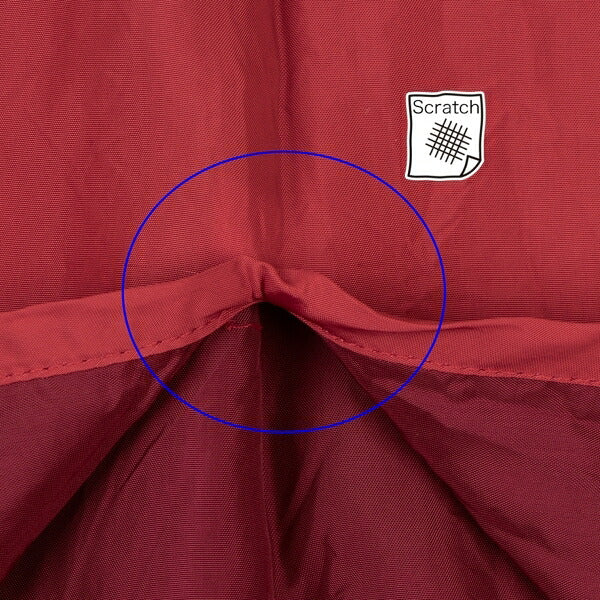 tricot COMME des GARCONS Red Cupro Layered Skirt Size M