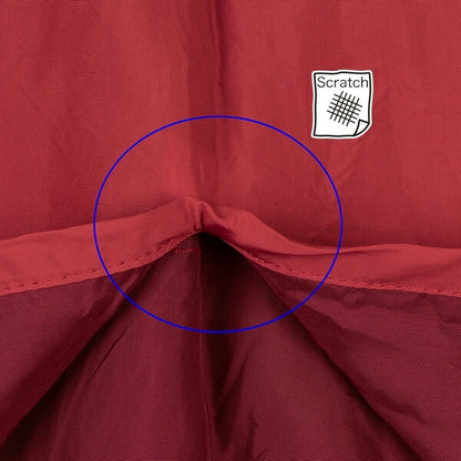 tricot COMME des GARCONS Red Cupro Layered Skirt Size M