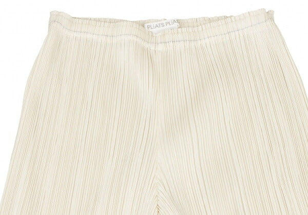 PLEATS PLEASE Native Print Cuffed Ivory/Dark Green Pants Size 1