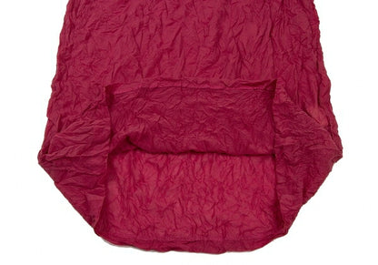 ISSEY MIYAKE Wrinkled High Neck Long Sleeve Pink Size M