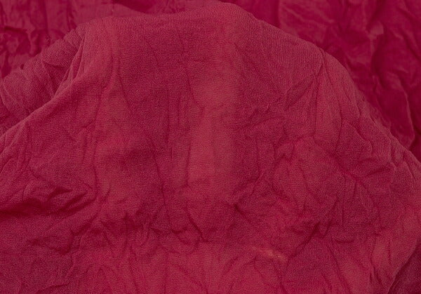 ISSEY MIYAKE Wrinkled High Neck Long Sleeve Pink Size M