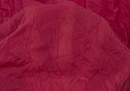 ISSEY MIYAKE Wrinkled High Neck Long Sleeve Pink Size M
