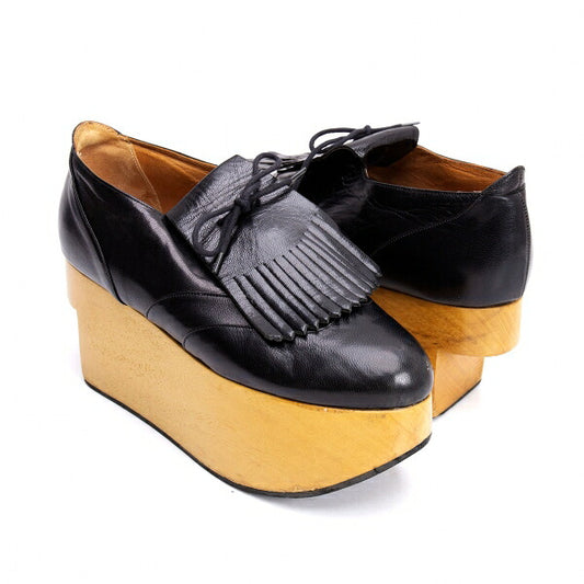 Vivienne Westwood LONDON Rocking Sneakers Black Size 23CM