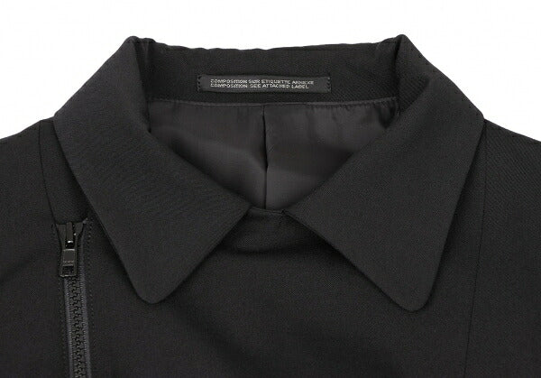 Y's 97AW Wool Gabardine Flare Sleeve Zip Jacket Black Size M