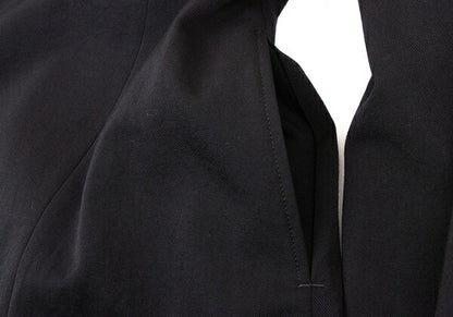 Y's 97AW Wool Gabardine Flare Sleeve Zip Jacket Black Size M