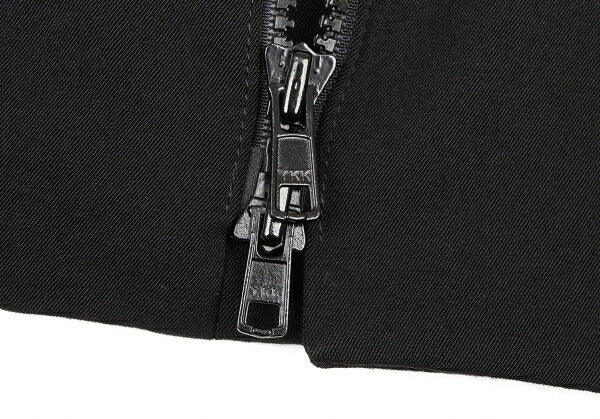 Y's 97AW Wool Gabardine Flare Sleeve Zip Jacket Black Size M