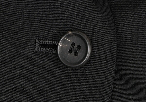 Y's 97AW Wool Gabardine Flare Sleeve Zip Jacket Black Size M