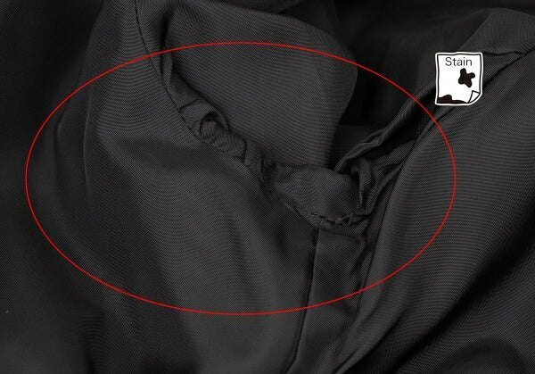 Y's 97AW Wool Gabardine Flare Sleeve Zip Jacket Black Size M