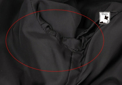 Y's 97AW Wool Gabardine Flare Sleeve Zip Jacket Black Size M