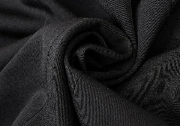 Y's 97AW Wool Gabardine Flare Sleeve Zip Jacket Black Size M