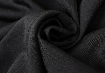 Y's 97AW Wool Gabardine Flare Sleeve Zip Jacket Black Size M
