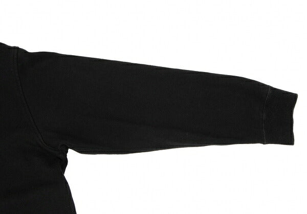 Yohji Yamamoto POUR HOMME Signature Logo Hoodie Black Size L