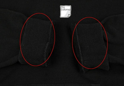 Yohji Yamamoto POUR HOMME Signature Logo Hoodie Black Size L
