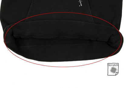 Yohji Yamamoto POUR HOMME Signature Logo Hoodie Black Size L