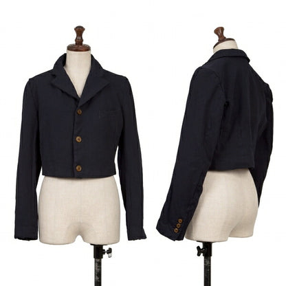 COMME des GARCONS Product Dyed Poly Short Jacket Navy Size S