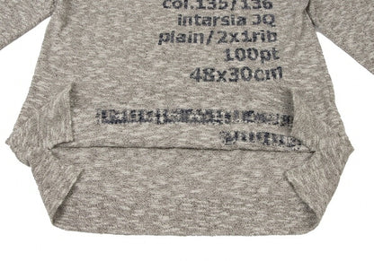 RAGNE KIKAS 16SS Cotton Linen Text Knit Beige Size 3