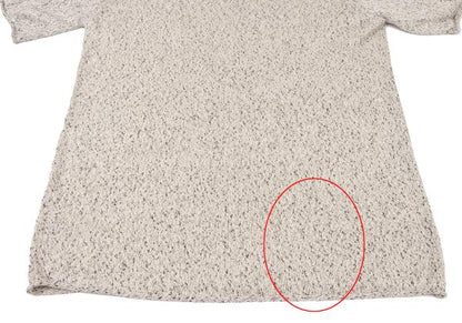 Yohji Yamamoto POUR HOMME Silk Marble SS Knit Beige Size 3