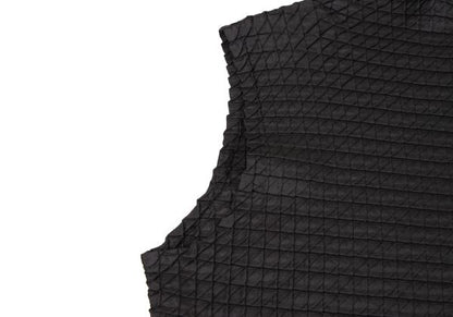 ISSEY MIYAKE Slanted Box Pleat Sleeveless Top Black Size 3