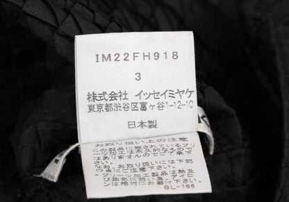 ISSEY MIYAKE Slanted Box Pleat Sleeveless Top Black Size 3