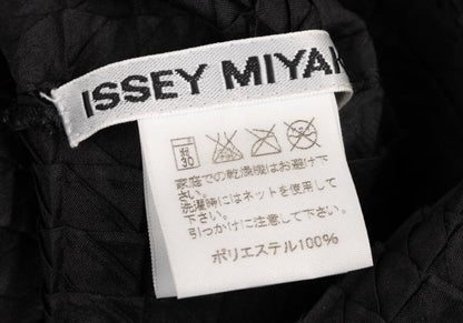 ISSEY MIYAKE Slanted Box Pleat Sleeveless Top Black Size 3