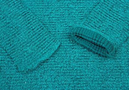 ISSEY MIYAKE Brushed Pleated High-Neck Top Blue Size 2