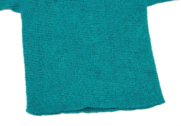 ISSEY MIYAKE Brushed Pleated High-Neck Top Blue Size 2