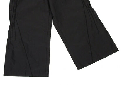 ISSEY MIYAKE Waist Side Stretch Wide Pants Black Size 2