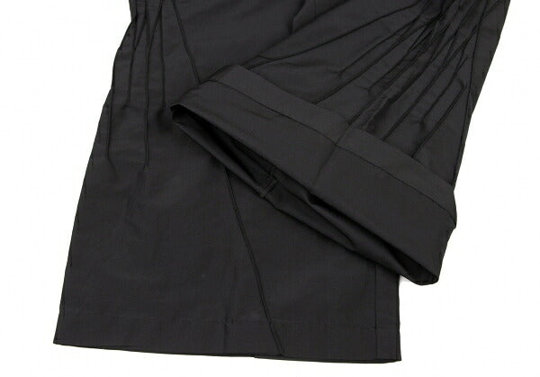 ISSEY MIYAKE Waist Side Stretch Wide Pants Black Size 2