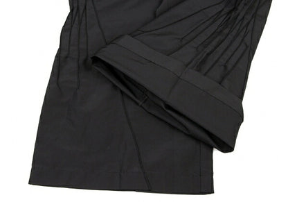 ISSEY MIYAKE Waist Side Stretch Wide Pants Black Size 2