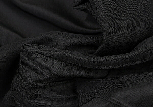 ISSEY MIYAKE Waist Side Stretch Wide Pants Black Size 2