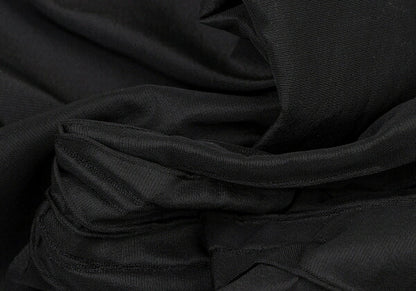 ISSEY MIYAKE Waist Side Stretch Wide Pants Black Size 2