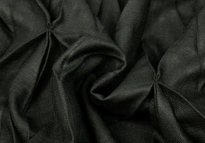 ISSEY MIYAKE FETE Pleated Boat Neck Tank Top Black Size 2