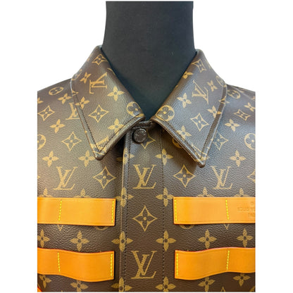 Louis Vuitton x Virgil Abloh 22SS Monogram Military Jacket Size L