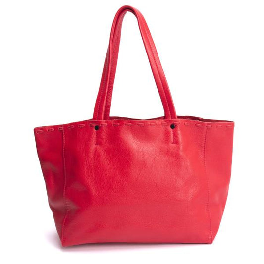 Yohji Yamamoto FEMME Cowhide Bag Red