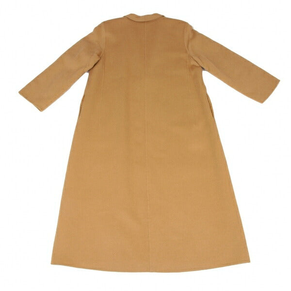 YOSHIE INABA Shaggy Wool Shawl Collar Coat Beige Size 9
