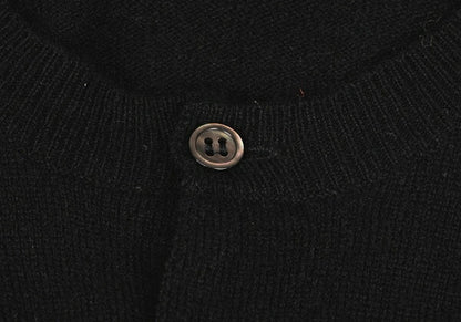 COMME des GARCONS Chiffon Layered Cardigan Black Size SS