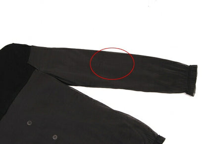 COMME des GARCONS Chiffon Layered Cardigan Black Size SS