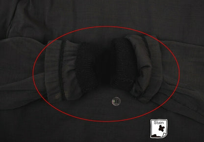 COMME des GARCONS Chiffon Layered Cardigan Black Size SS