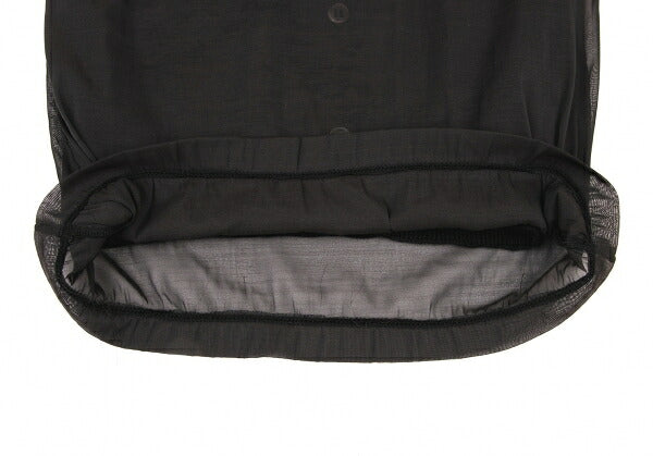 COMME des GARCONS Chiffon Layered Cardigan Black Size SS