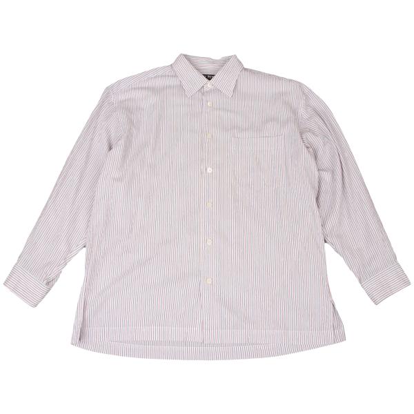 ISSEY MIYAKE WHITE LABEL Crinkle Tricolor Shirt White Size 1