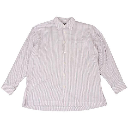 ISSEY MIYAKE WHITE LABEL Crinkle Tricolor Shirt White Size 1