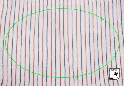 ISSEY MIYAKE WHITE LABEL Crinkle Tricolor Shirt White Size 1