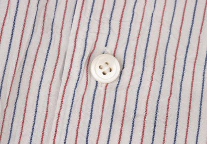 ISSEY MIYAKE WHITE LABEL Crinkle Tricolor Shirt White Size 1