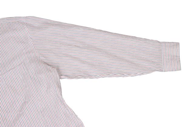 ISSEY MIYAKE WHITE LABEL Crinkle Tricolor Shirt White Size 1