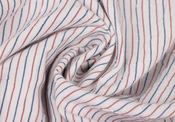 ISSEY MIYAKE WHITE LABEL Crinkle Tricolor Shirt White Size 1