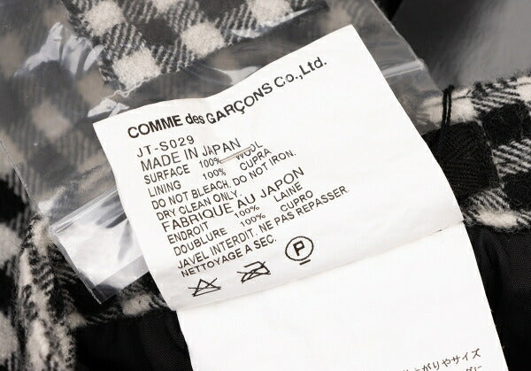 JUNYA WATANABE COMME des GARCONS Wool Gingham Jacket Size M