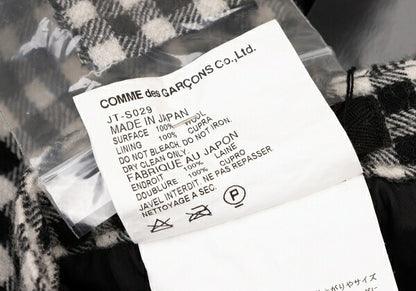 JUNYA WATANABE COMME des GARCONS Wool Gingham Jacket Size M